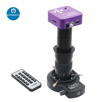 51MP 1080P 2K Микроскоп, Камера 180X C-Mount Обектив HDMI USB Промишлен Електронен Цифров Microscopio за Ремонт на Запояване на Телефона