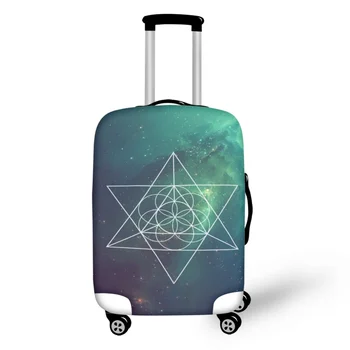 FORUDESIGNS, Най-чанта за багаж с Зодиакальной Астрология, еластичен, устойчив на надраскване, Аксесоари за пътуване, Защитни капаци за куфари, Трайни