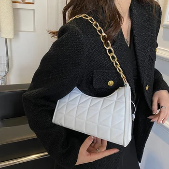 MOONBIFFY/ дамски чанта за подмишниците, трендови универсални чанти на рамо, чантата на веригата за подмишниците, портфейли, дамски текстурная чанта за срещи, пазаруване, чанта-скитник