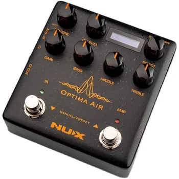 NUX NAI-5 Optima Air Двоен ключ Имитатор на педала на акустична китара с предусилителем IR зареждане на вашата Китара аксесоари Ефекти от режима на заснемане