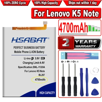Батерия HSABAT 4700mAh BL287 за Lenovo K5 Note