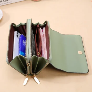 дамска чанта-портфейл, чанта за мобилен телефон, модни версия, модерен контрастен цвят, малка квадратна чанта, универсален дамска чанта-портфейл, чанта за мобилен телефон, модни версия, модерен контрастен цвят, малка квадратна чанта, универсален 3
