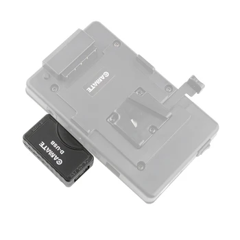 CAMVATE D-Tap P-Tap-конектор USB адаптер 5 за батерия на фотоапарат със златен и V-образно затваряне CAMVATE D-Tap P-Tap-конектор USB адаптер 5 за батерия на фотоапарат със златен и V-образно затваряне 3