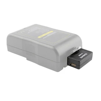 CAMVATE D-Tap P-Tap-конектор USB адаптер 5 за батерия на фотоапарат със златен и V-образно затваряне CAMVATE D-Tap P-Tap-конектор USB адаптер 5 за батерия на фотоапарат със златен и V-образно затваряне 4