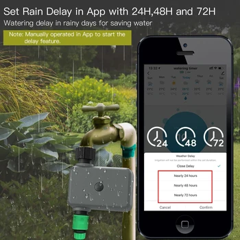 ASEER Bluetooth + Sasha, умни таймери за поливане на градината, умно капково напояване, програмируем контролер забавяне дъжд, автоматичен клапан ASEER Bluetooth + Sasha, умни таймери за поливане на градината, умно капково напояване, програмируем контролер забавяне дъжд, автоматичен клапан 4