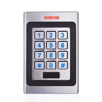 Комплект система за контрол на достъпа с RFID-клавиатура, Автоматично заключване на вратите, EM-карта на 125 khz, IP67, водоустойчив метален корпус, четец на входните врати, Самостоятелен Комплект система за контрол на достъпа с RFID-клавиатура, Автоматично заключване на вратите, EM-карта на 125 khz, IP67, водоустойчив метален корпус, четец на входните врати, Самостоятелен 4