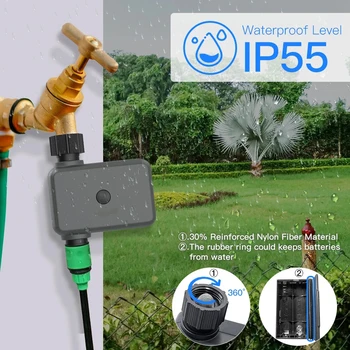 ASEER Bluetooth + Sasha, умни таймери за поливане на градината, умно капково напояване, програмируем контролер забавяне дъжд, автоматичен клапан ASEER Bluetooth + Sasha, умни таймери за поливане на градината, умно капково напояване, програмируем контролер забавяне дъжд, автоматичен клапан 5