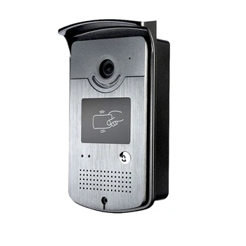Кабелна WiFi видео телефон за апартаменти, уличен домофонна система, панел повикване, RFID звънец, поддръжка на електронното заключване Кабелна WiFi видео телефон за апартаменти, уличен домофонна система, панел повикване, RFID звънец, поддръжка на електронното заключване 5