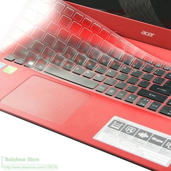 15 инча Ультратонкая Защитно покритие на клавиатурата от TPU за лаптоп Acer Aspire F15 F5-571T-569T F15 F5-573 F5-573G 15,6